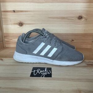 WMs Adidas QT Racer EE5012 Gray Sneaker Shoes 8.5